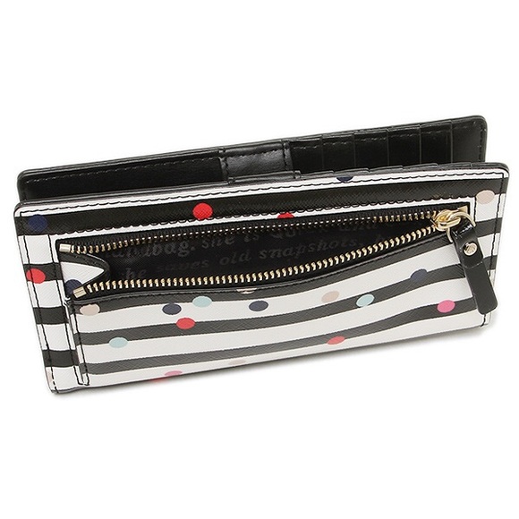 Kate Spade Cameron Street Confetti Dot Lacy Wallet - Picture 6 of 8